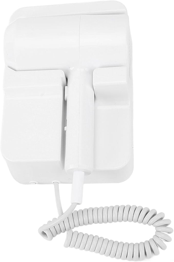 Generic Powerful 1300W Hair Dryer with Mount Brushless Motor Intelligent Temperature Control Quiet Operation ABS Hotel Blow Dryer for Bathroom (US Plug 110V)