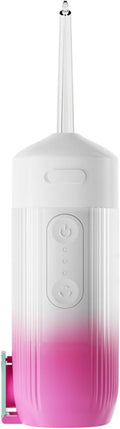 Retractable Cordless Oral IrrigatorWater Dental Flosser3 Modes and 4 Function Nozzles360° Rotation200ml Water TankUSB ChargingSuitable for Home/Travelling Use (White)