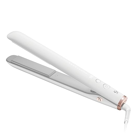 T3 SinglePass StyleMax Professional 1 Ceramic Flat Iron with Custom Heat Automation 9 Heat Settings Longer Ceramic Plates for Straightening Waving Curling &amp Styling