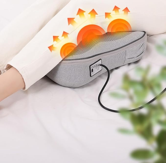 Back Massager with Heat Neck Massager for Pain Relief Deep Tissue 3D Kneading Massage Pillow for Back Neck Shoulder Legs Gift for Mom and Dad