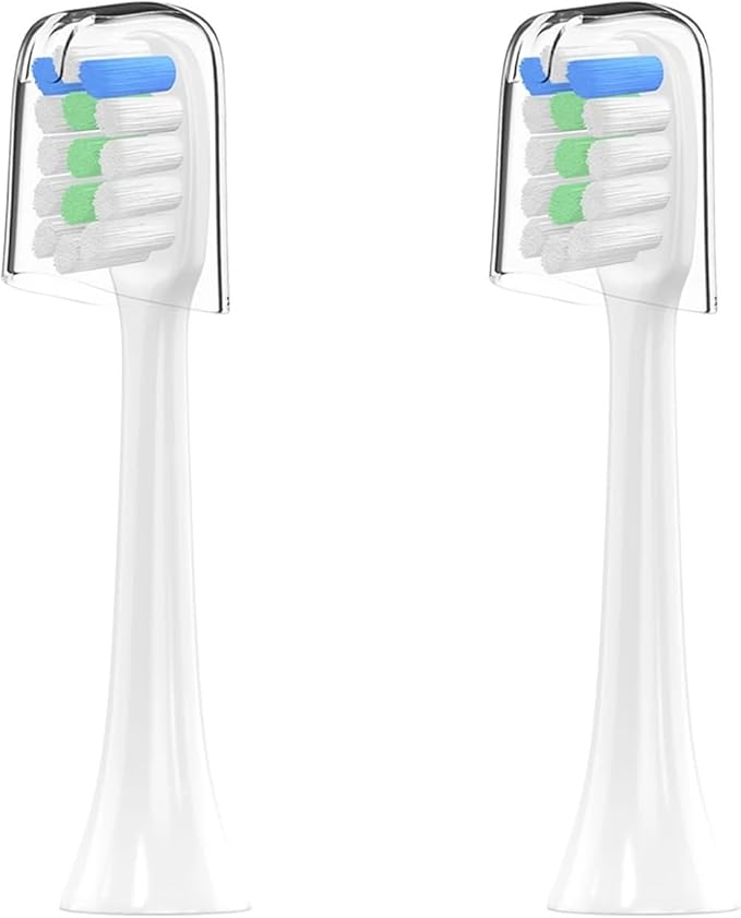 Electric Toothbrush BrushCompatible for Xiaomi Mijia Whitening Teeth Oral Hygiene Tooth(2pas White)
