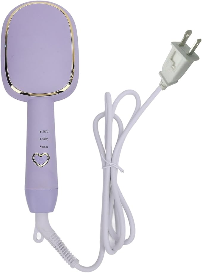 32mm Egg Roll Hair Curler Waving Curling Iron Fast Heating Hair Crimper Waver for Women Girls Purple (US Plug 110V)