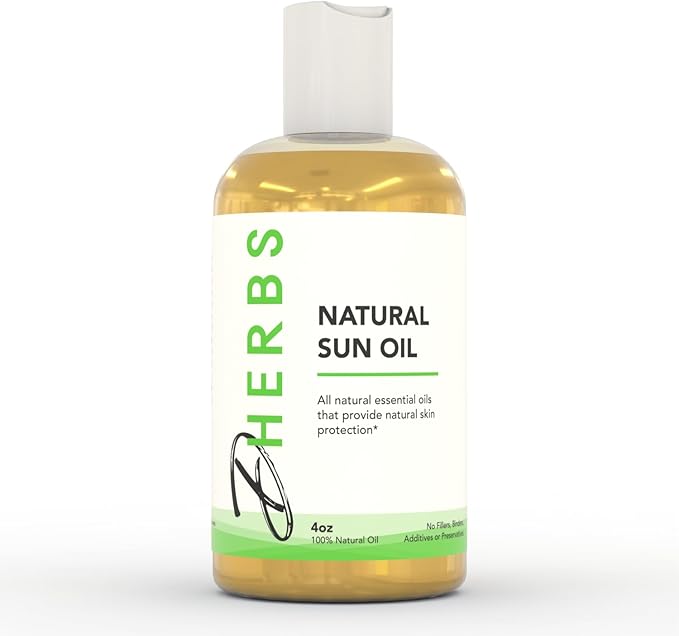 Dherbs Natural Sun Oil 4 Oz.