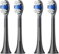 Replacement Toothbrush Heads Compatible for X3U/X3pro/D2/D3S/D5 Sonic Electric Tooth(4 Clean Black)