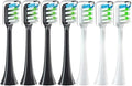 Compatible for X3 X5 X3U X1 V1 V2 Head 7pcs Replacement Heads Brush(4Black 3White)