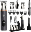 Hair Clippers for Men 5 in 1 Grooming Kit Hair Beard Trimmer for Men Rechargeable Electric Shaver Body Trimmer Eyebrow Nose Ear Waterproof