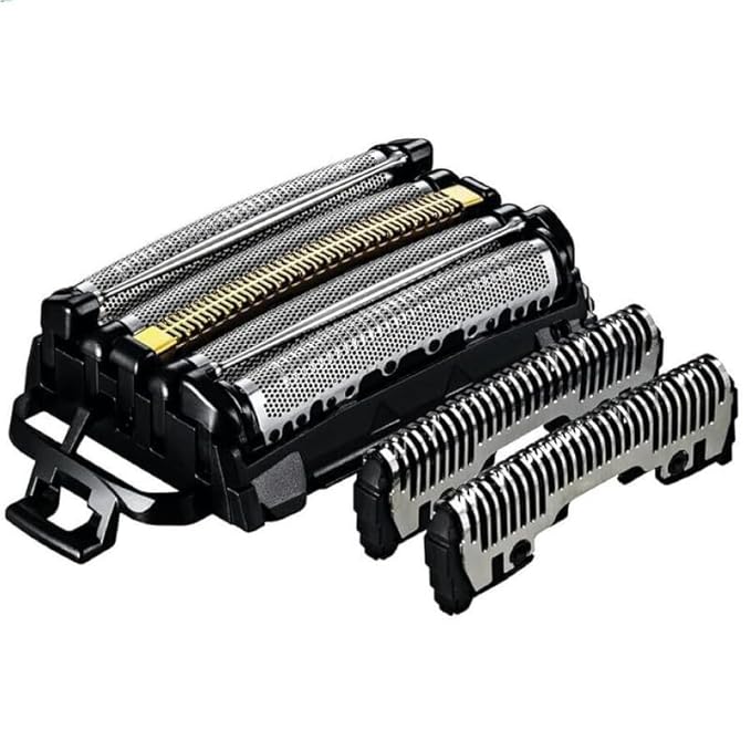 Replacement Shaver Outer Foil+Inner Blade Cutter for Panasonic ES-PV3A-K Men with Pop-up Trimmer Wet Dry 5-Blade Palm-Sized Electric Shaver Handheld Luxury Compact Cutter Head Set