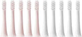 10PCS Compatible for T100 Replacement Brush Heads Electric Toothbrush Vacuum Soft Bristle Suitable Nozzles(5White5Pink)