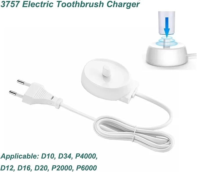 ReplacementCompatible For BraunCompatible For Oral BSeries 3709 3728 D12 D16 D20 Pro3000 For Electric Toothbrush Stand Charger Power Adapter