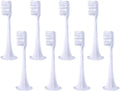 6/8PCS Compatible for XIAOMI MIJIA T300/500 Replacement Brush Heads Sonic Electric Toothbrush Vacuum Soft Bristle Suitable Nozzles(8pcs White)
