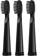Compatible for Seago Replacement Toothbrush Heads SG-575/507B/508/551/958/908/909/917/610/659/719/910/548/2303 Electric(3 Black Care(Soft))
