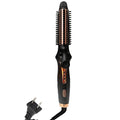 Hair Straightener And Curler 360° Rotatable Cord Quick Heating Multifunctional Automatic Hair Styling Tool 40 W Power Adjustable Temperature 2-In-1 Us Plug