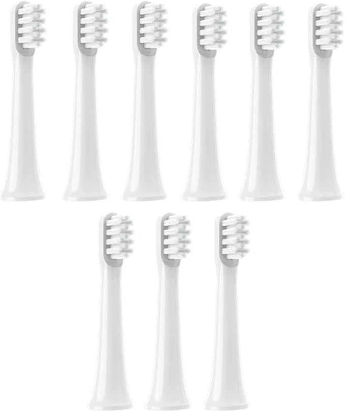 Compatible with Replacement Toothbrush Heads Compatible with Xiaomi T100 Sonic Electric Vacuum Soft Bristle(T100-9pcs)
