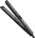 Hair Straightener 1 Inch Flat Iron and Curler 2 in 1 Titanium Ceramic Ionic Dual Voltage Straightener with Heat-Resistant Silicone for Less Frizz Shinier &amp Smoother
