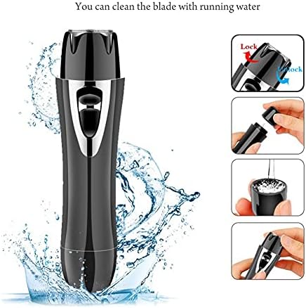 Eyebrow Trimmer Long Nose Hair TrimmerNose Hair Trimmer Razor Clipper Kit Combo Gun Face Nose Facial Eyebrow Hair Beard Trimmer (Color : White)