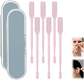 Nasal Hair Cutter 2025 Upgrade 360° Rotating Nose Hair Trimmer with Double-Sided Blade &amp Ear PickManual Nostril Hair Removal Tool for Men and Women Travel Essentials (Pink-6PCS)