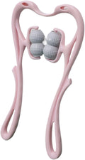手动 Neck and Back Massager 颈椎按摩器手持夹脖子肩颈滚轮揉捏颈部按摩器办公颈夹器 HomeOffice Body Electric Massagers