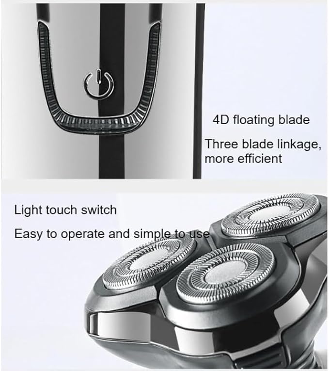 Sekoda Electric Shaver for Men Wet/Dry Shaving (Black)
