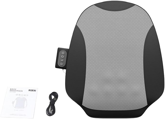 Lower Back Massager with Heat Comfortable Ergonomic Breathable Electric Deep Tissue for Home Car Gifts for Men Women Mom Dad