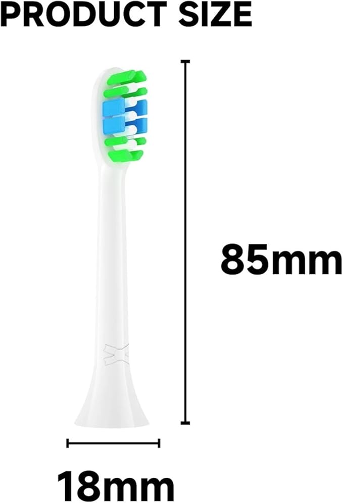 12PCS/Replacement Toothbrush Heads Compatible with Sonicare Clean Brush Head Hx6920 HX6100 HX6610