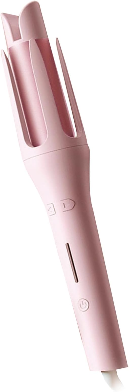 Brrnoo Automatic Curling Iron 32mm Ceramic Curling Wand with Built in Ion Generator for Hair Shine and Damage Minimization 4 Temperature Settings 170C 230C for Salon Home Travel (US Plug 110V)