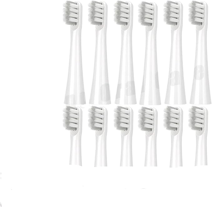 Toothbrush Brush Head Compatible for EX3 SO White Electric PINJING Soft Bristles Deep Cleaning Nozzles(3PCS)