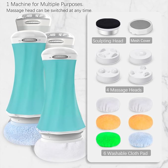 Cordless Cellulite Massager Body Sculpting Machine Electric (Grey)