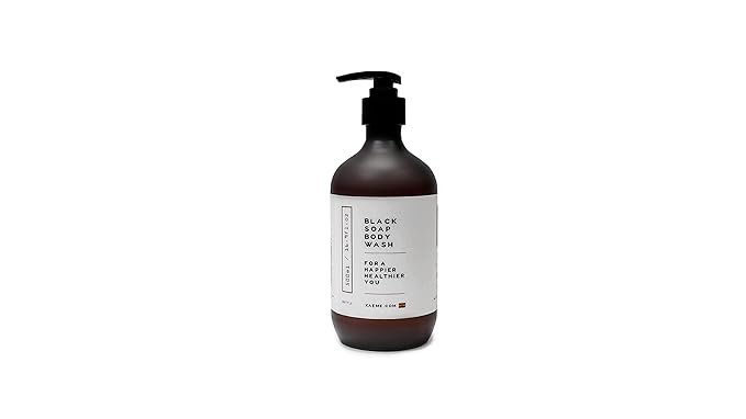 KAEME.COM URBANE BLACK SOAP BODY WASH-Handmade|Body Wash|Shampoo|Hair|Premium &amp Luxurious|Face Wash|Exfoliant|Moisturizer|Make-up Cleanser|All Hair|Sulfate- Free |Rashes|Eczema| Acne-500mL /16.9Fl