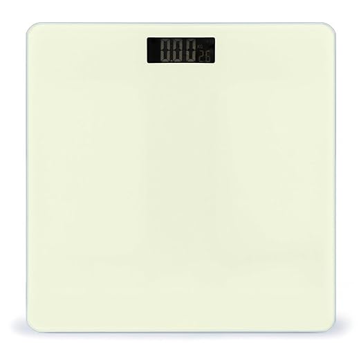 Men's Smart Scale for Body Weight Digital Bathroom Weighing Scale Automatic Switch Energy Saving Scale Milk Yellow