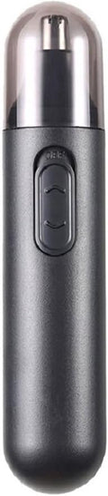 Electric Dual-Edge Nose Hair Trimmer - Waterproof Blades Men and Women Facial Hair Remover - Travel-Friendly