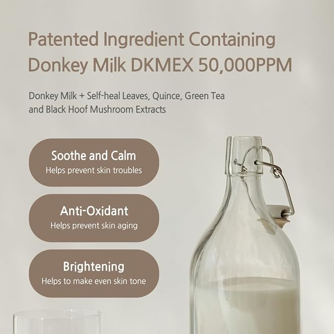 Hair &amp Body Care Set | Donkey Milk | Deep Hydration &amp Soothing | Shampoo | Body Wash | Daily Bath Essentials | Korean Skincare