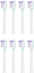 8 Pcs Toothbrush Heads for Electric Tooth Brush Clean Soft White Head(8Pcs Clean -White)