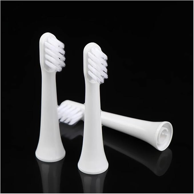 3pcs Sonic Electric Toothbrush Compatible for T100 Whitening Soft Vacuum Replacment Heads Clean Bristle Brush Nozzles Head