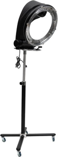 950W 3-in-1 Professional Orbiting Infrared Hair Dryer &amp Color Processor for Salon - 360° Rotating 6 Modes Height/Temperature Adjustable Free-Standing Design