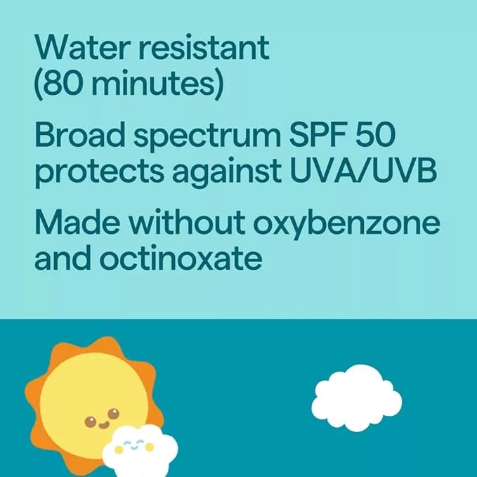 Baby Mineral Sunscreen Stick - SPF 50-0.5oz - up&ampup: Whole Body Coverage Scented Zinc Oxide Formula