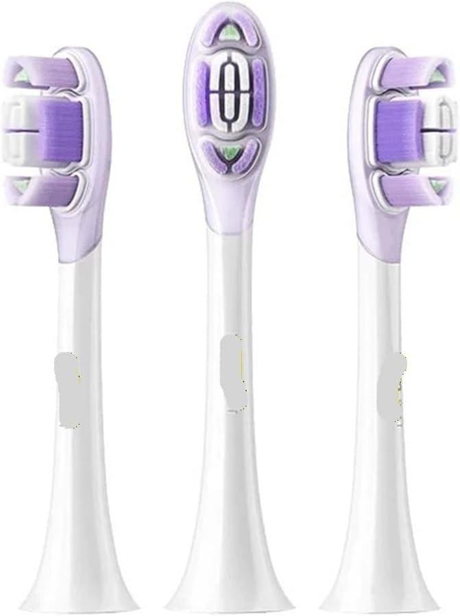 Electric Toothbrush Brush Head Compatible for Mijia Sonic Vibration Pro 4 Brushing Modes IPX8 Waterproof(Caring Version)