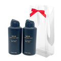 Bath &amp Body Works Men's Collection Deodorizing Body Spray - NOIR - Gift Pack for Holiday - Lot of 2