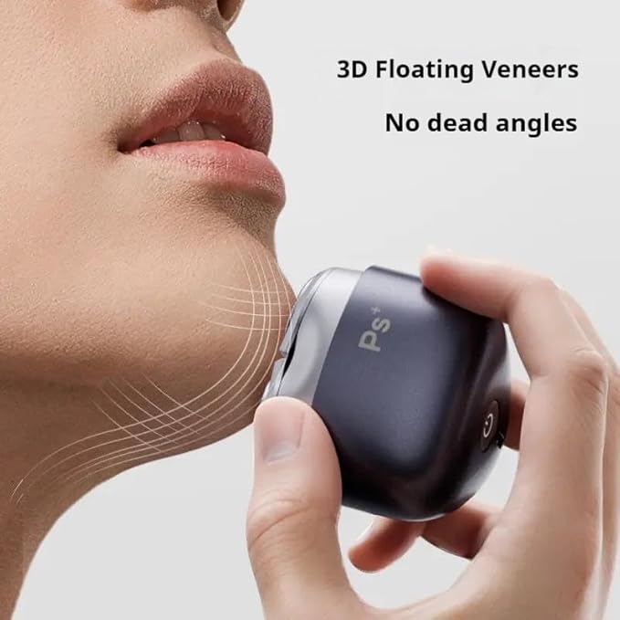 Electric Shaver 3 Floating Head Razor Shavers for Men USB Rechargeable Beard Shaver Waterproof Shaving MachineGifts for Friends and Family (White)