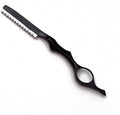 Professional Sharp Barber Blades Hair Razors Hair Cut Cutter Knife Slimming Styling Tool(E Add 1 Blade)