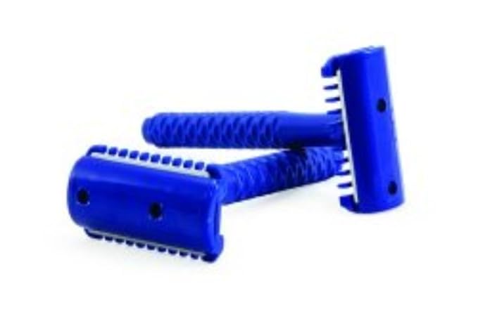 Functional Blue Double Edge Disposable Razor 24 Count