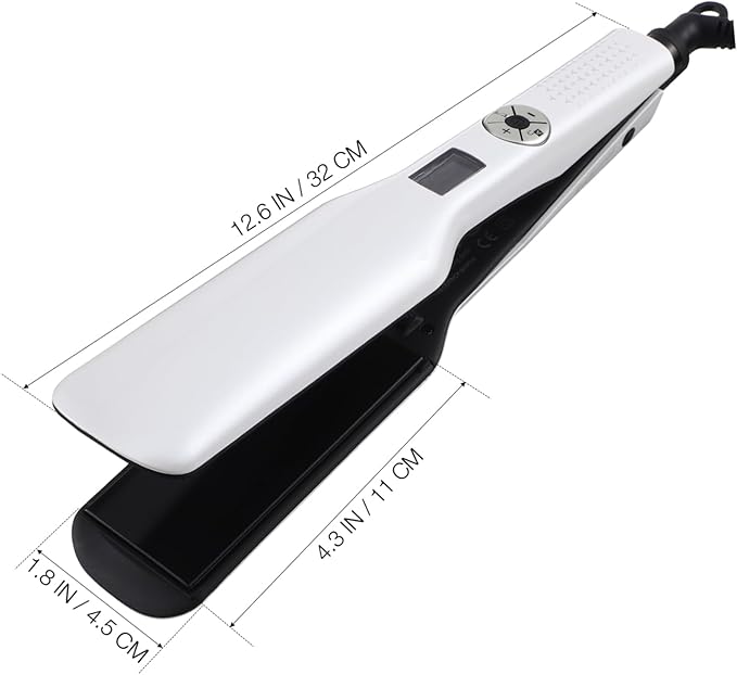 Hair Straightener Hair Curler Flat Iron for Women Girls Us Plug PTC Heating Ceramic Coated Plates Even Heating
