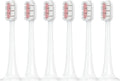Compatibility for Xiaomi Toothbrush Head T300/T500 Mijia DDYS01SKS/MES601/T700 Replacement MES602/604(New Clean PK 6 Pcs)