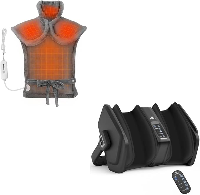 Large Heating Pad for Back Foot Massager with Heat