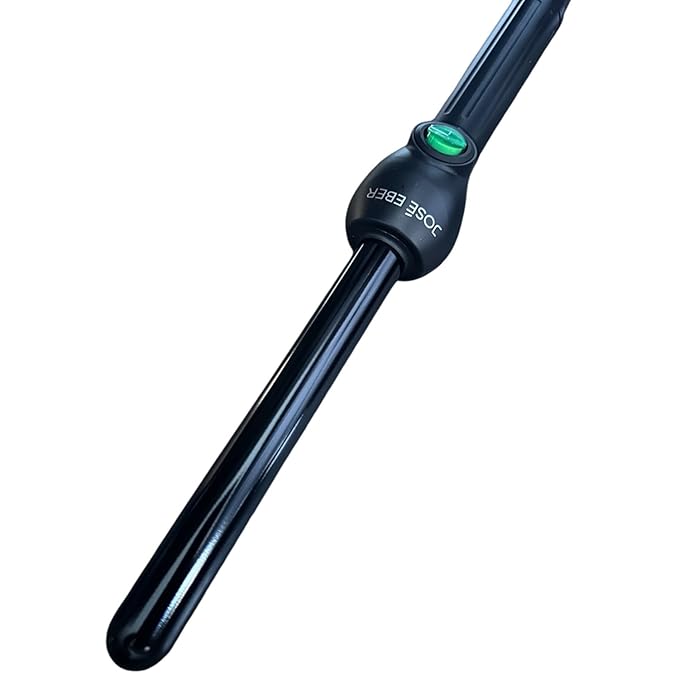 Jose Eber: Clipless Curling Iron .75 (19mm) - Black - Professional Tourmaline Ceramic Barrel Wand Styling Tool Ion Technology Heat Resistant Glove