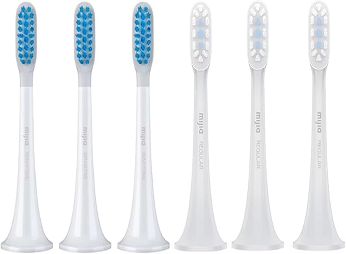 3/6 Pieces Suitable for Xiaomi Mijia T300 T500 Electric Toothbrush Head Replacement(3PCS Sensitive Heads)
