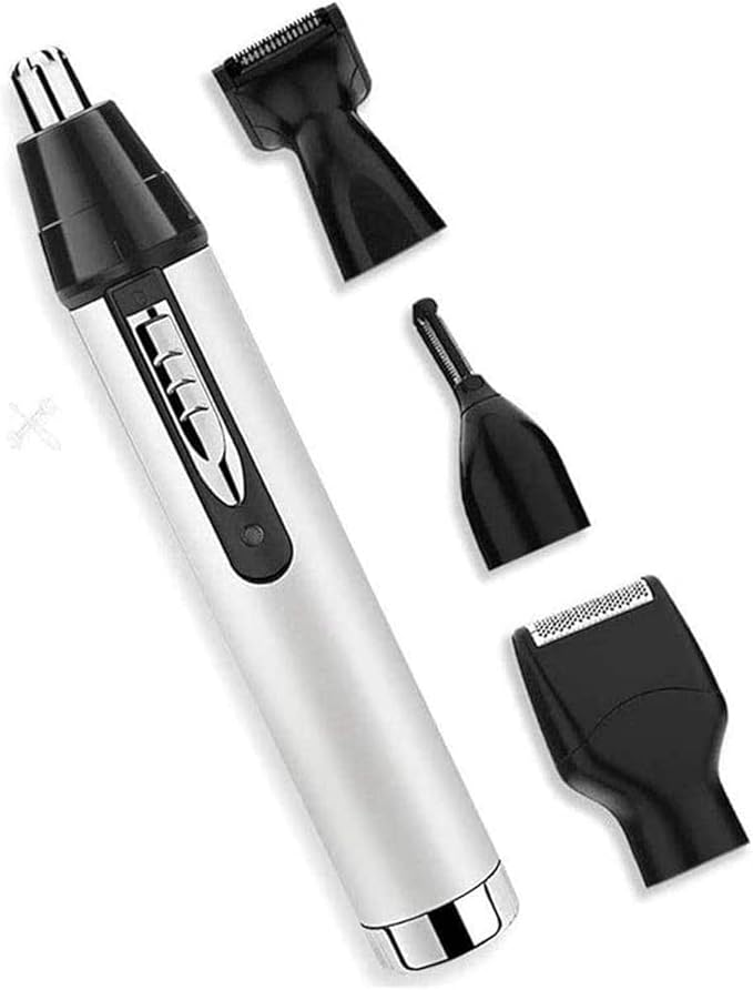 Multifunctional 4 in 1 Electric Shaver Beard Sideburns Nose Hair Trimmer Eyebrow Trimmer for Woman and Man Rechargeable Nose Hair Trimmer