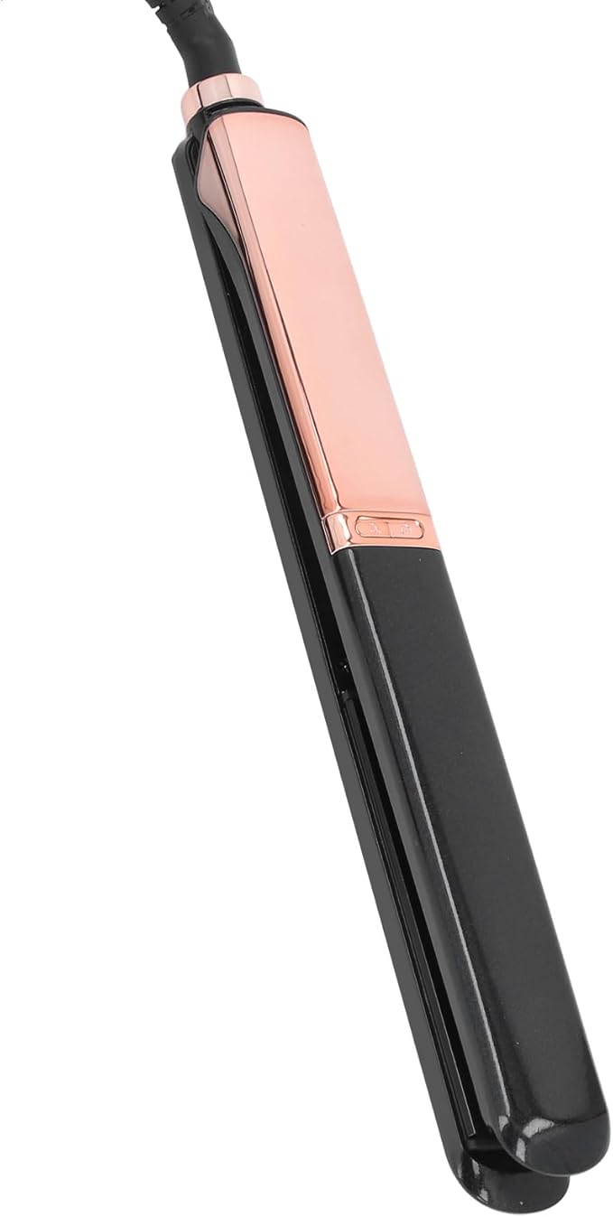 30S Fast Heating Mini Flat Iron Hair Straightener Auto Shut Off Portable Travel Hair Dryer Curler with LED Display Adjustable Temp Less Frizz and Shinier Hair for Hairstyling