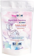 VagiBIOM® Feminine Care Suppositories – Intimate Moisturizing &amp Freshness Support - Lactobacillus + Prebiotics Formula 100% Vegan – No Parabens No preservatives (15 Count)