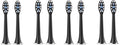Compatible for SUBORT S7 Brush Heads Electric Toothbrush Replacement(8 Black Brush Head)