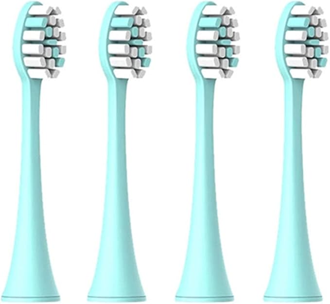 Qingqing Store Replacement Brush Head Fit for Seago YUNCHI SG986 987 S2 S5 Y7 Sonic Electric Toothbrush Replaceable Soft Tooth Brush Bristles 4pcs